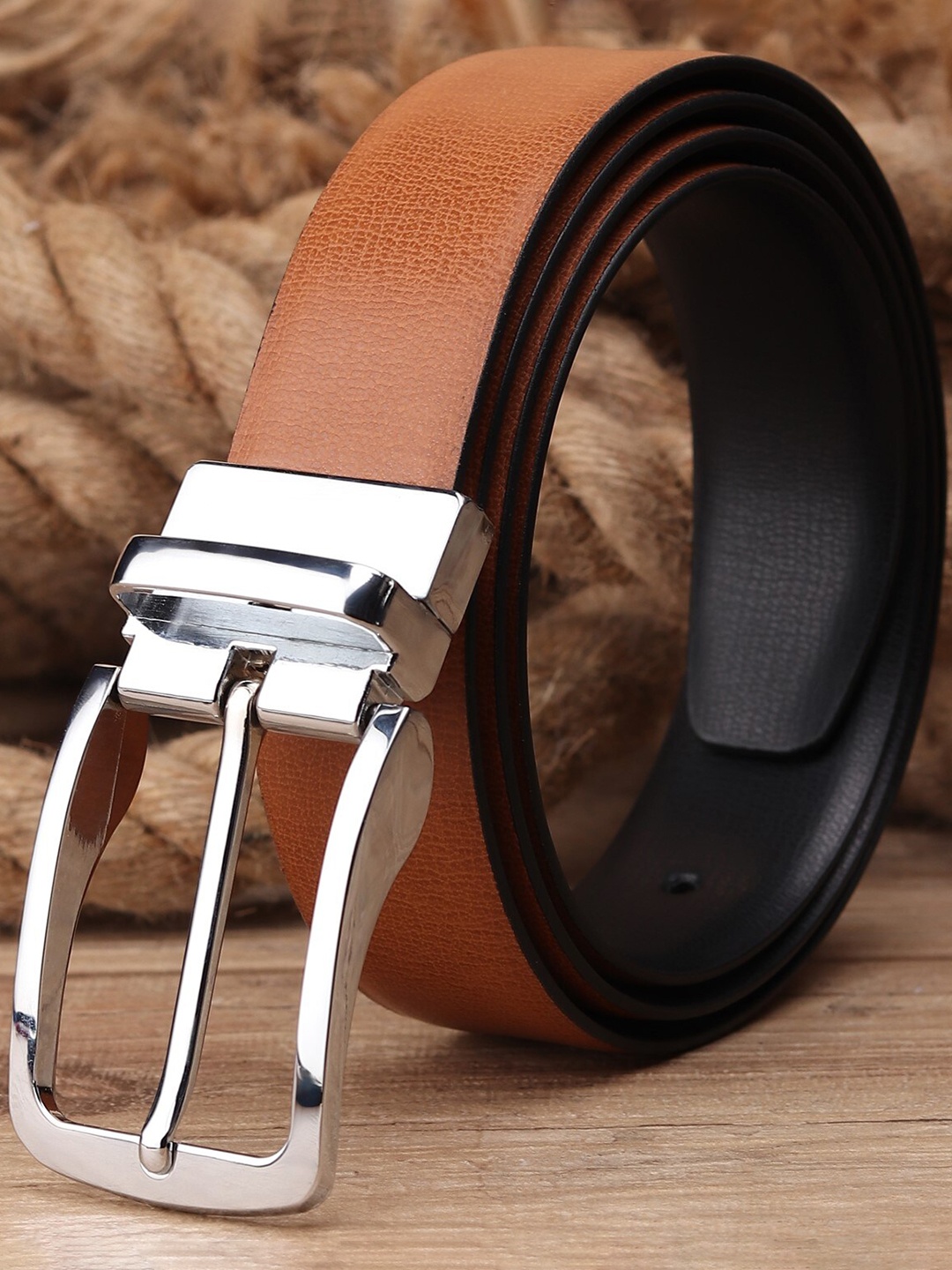 

Kastner Men Black & Tan Reversible Belt