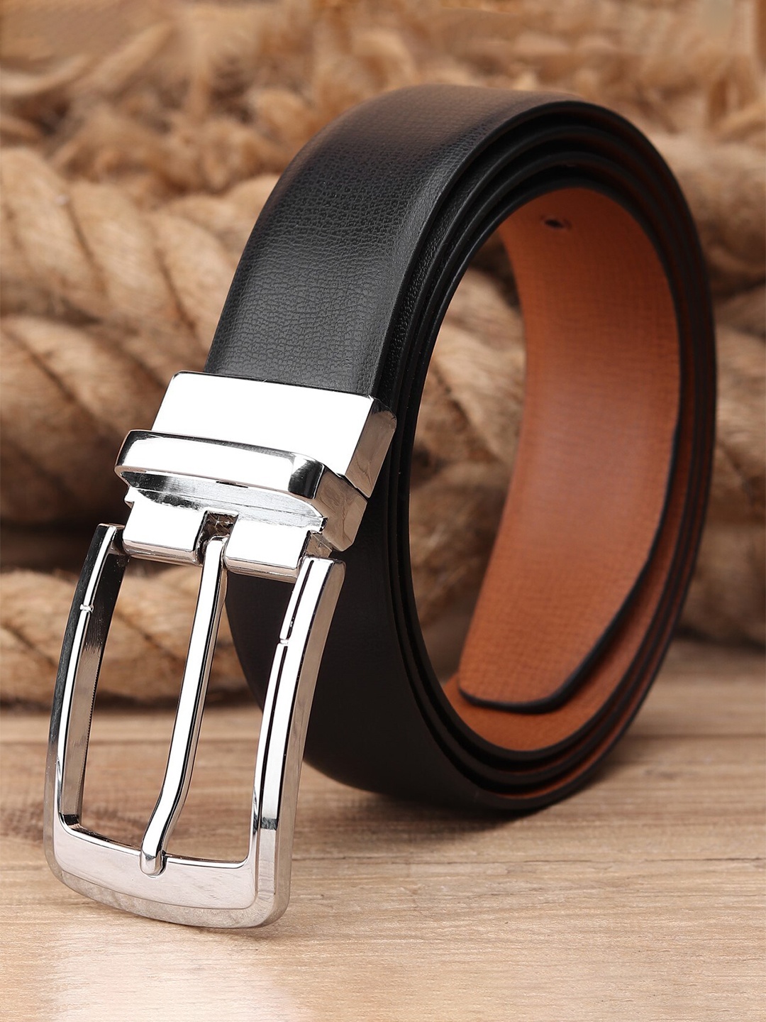 

Kastner Men Black Reversible Belt