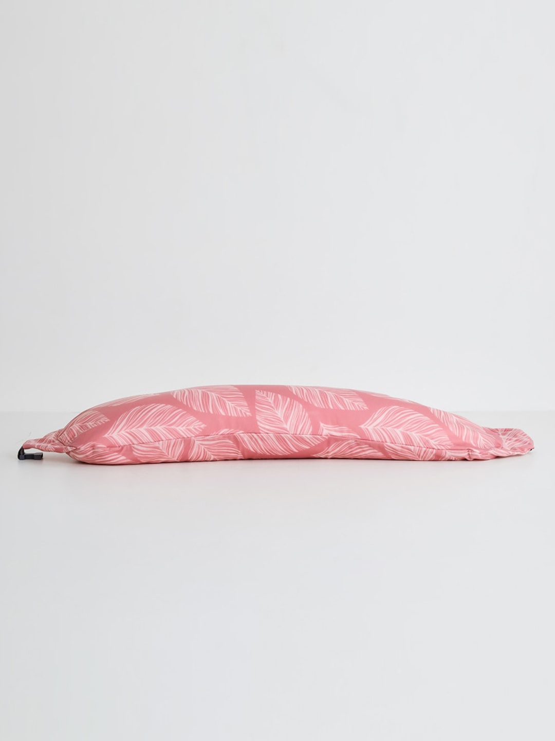 

Home Centre Pink & White Nylon Bean Filled Pillow