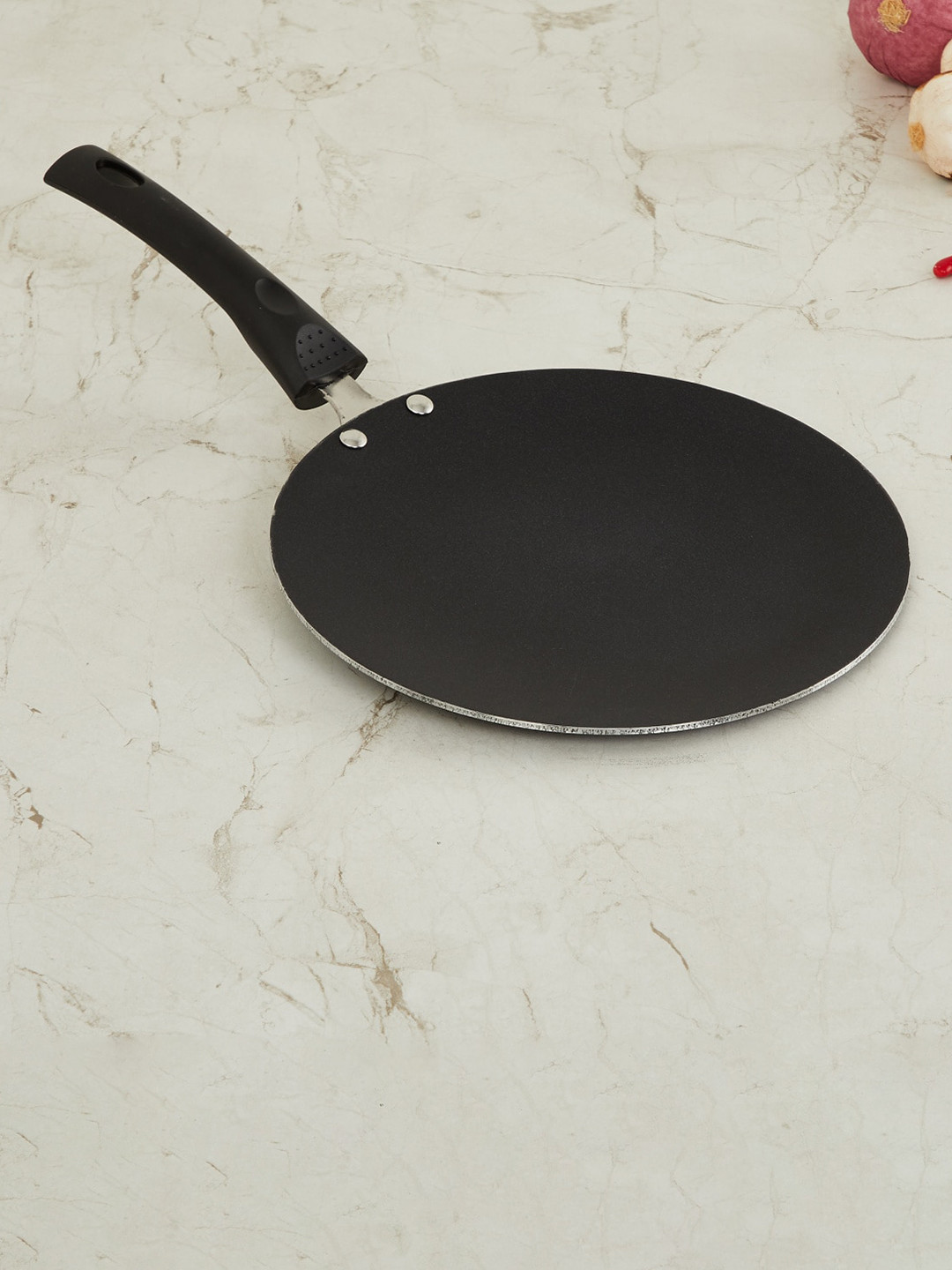 

Home Centre Black Solid Aluminium Tawa