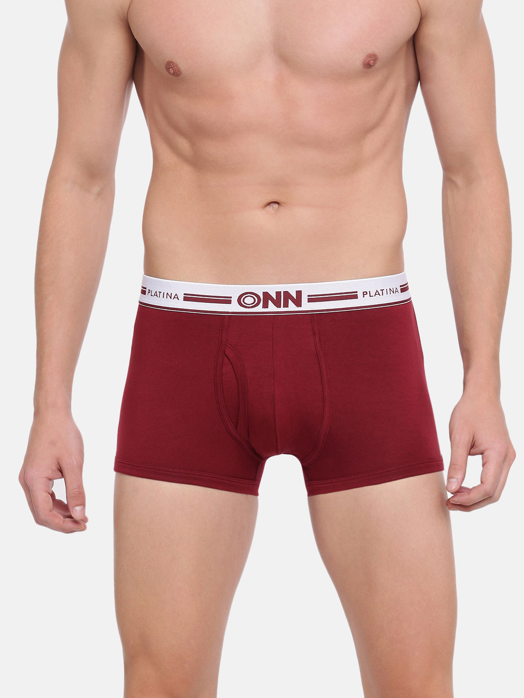 

ONN Men Maroon Solid Short Trunks ONN_PLATINA_973_WN_1PC