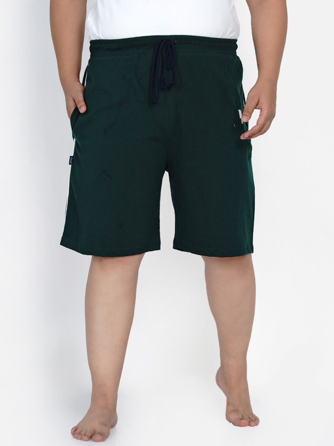 

Santonio Men Green Pure Cotton Lounge Shorts