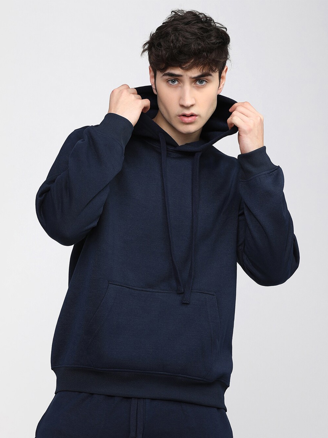 

HIGHLANDER Men Navy Blue Sweatshirt