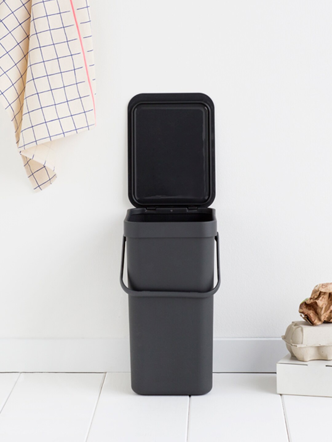 

Brabantia Grey Solid Sort & Go Waste Bin- 12 L