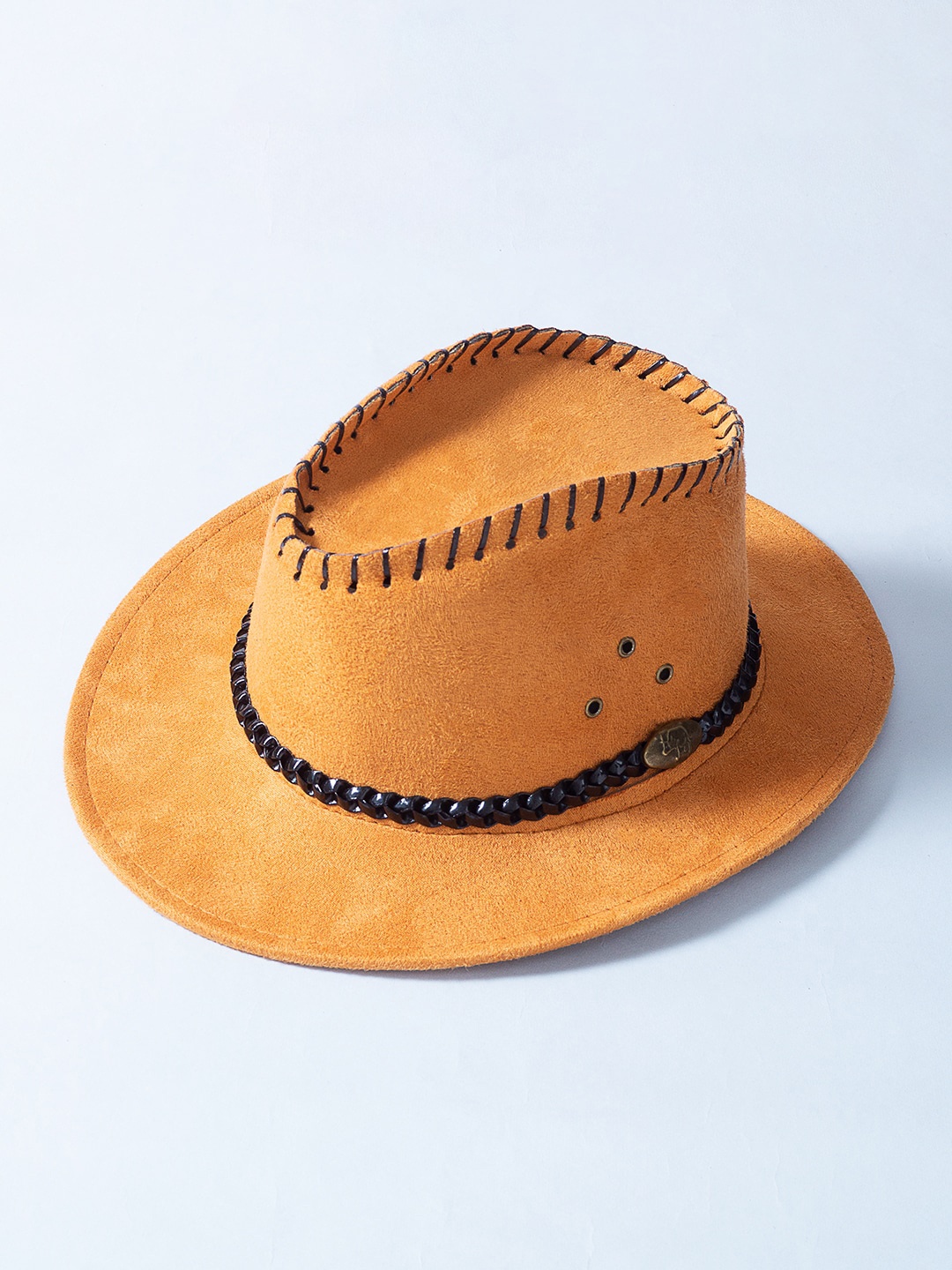 

Golden Peacock Men Brown Cowboy Sun Hat