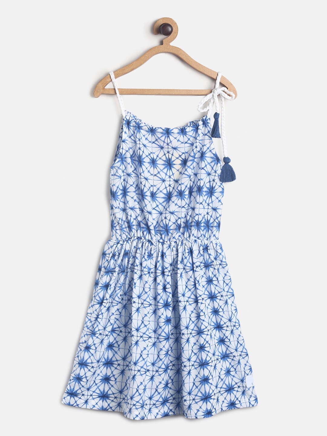 

TALES & STORIES Blue & White Dyed Dress