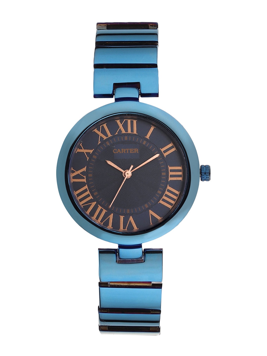 

Sandy D Carter Women Blue Dial & Blue Stainless Steel Bracelet Style Straps Analogue Watch SD-Carter-04-BL