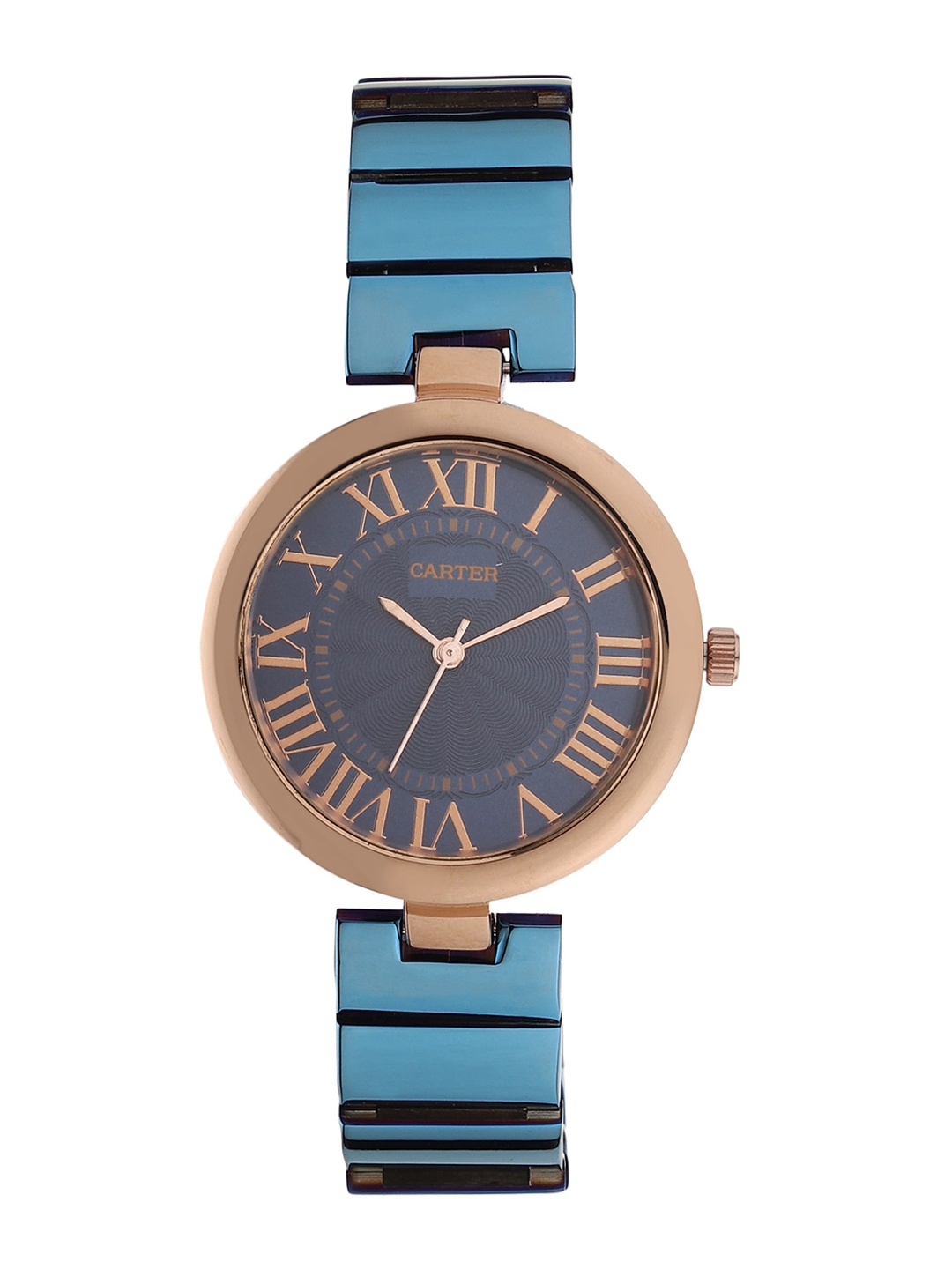 

Sandy D Carter Women Blue Stainless Steel Bracelet Straps Analogue Watch SD-Carter-03-BL