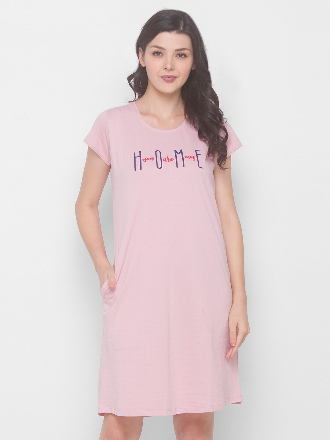 

AV2 Pink Pure Cotton Nightdress