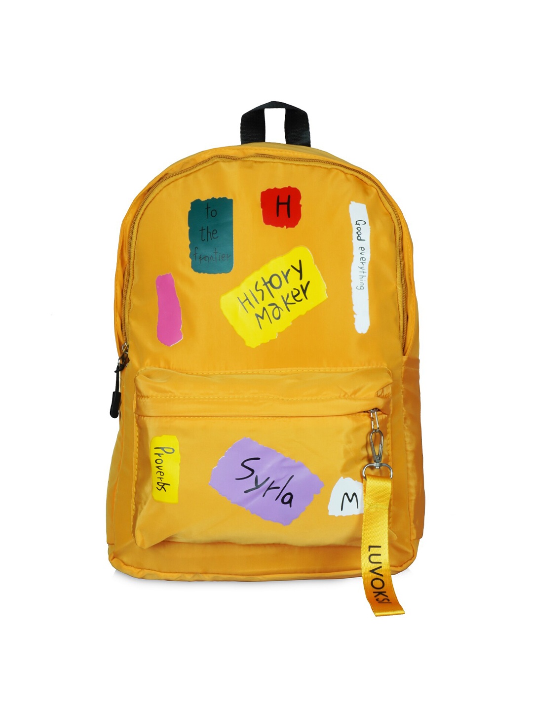 

Luvoksi Women Yellow Graphic Backpack