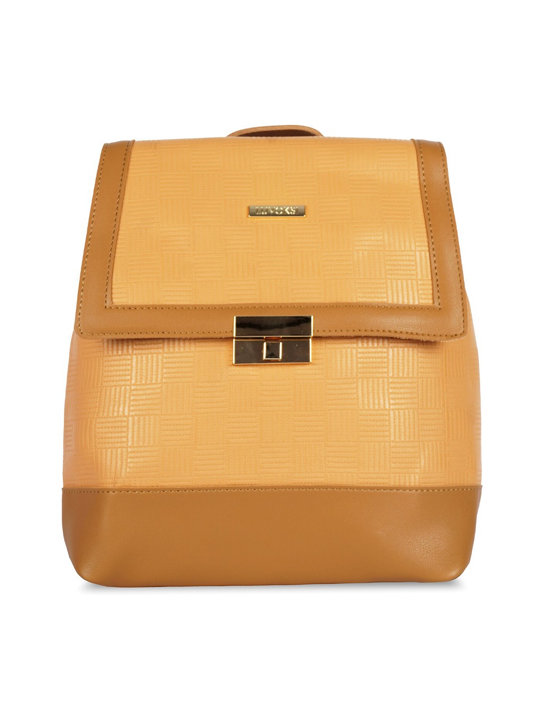 

Luvoksi Women Tan & Brown Textured Backpack