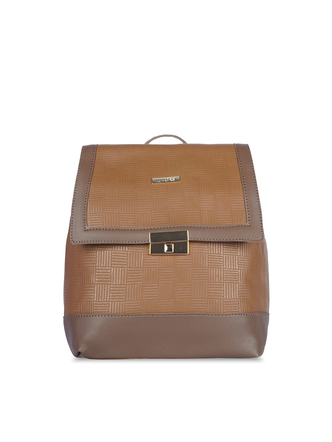 

Luvoksi Women Brown Geometric Backpack