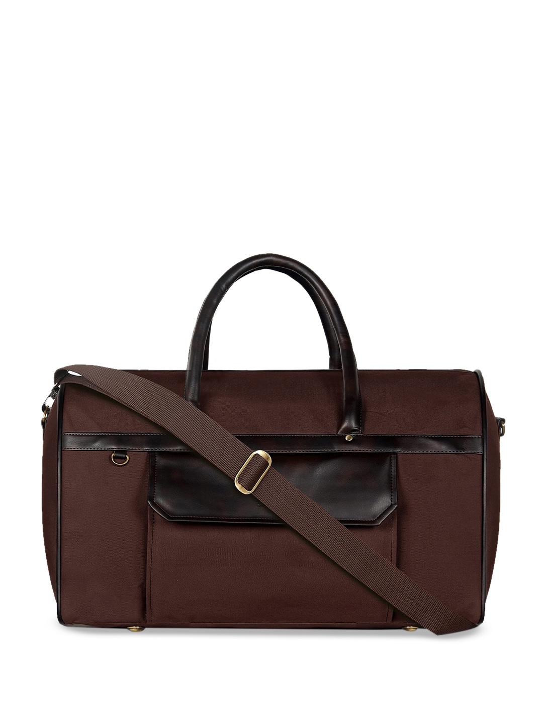 

THE CLOWNFISH Alwyn Brown Medium Duffel Bag