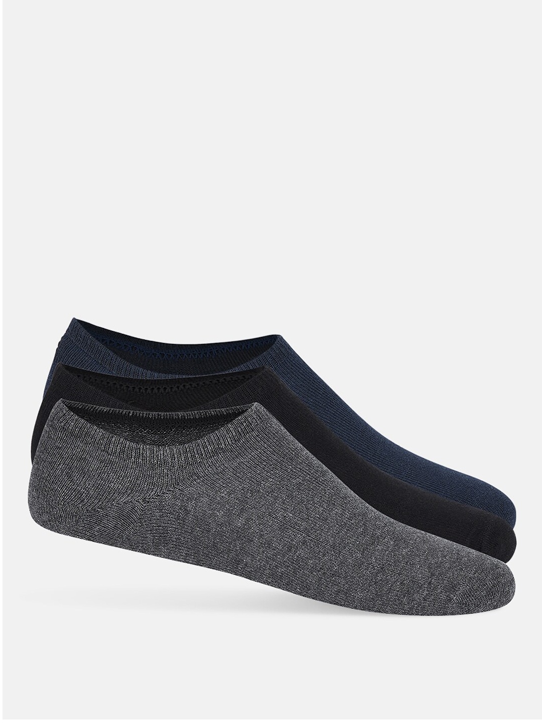 

Ajile by Pantaloons Men Pack Of 3 Assorted Shoe Liners