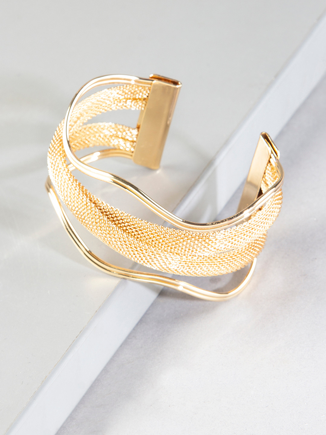 

Kazo Women Gold-Plated Cuff Bracelet