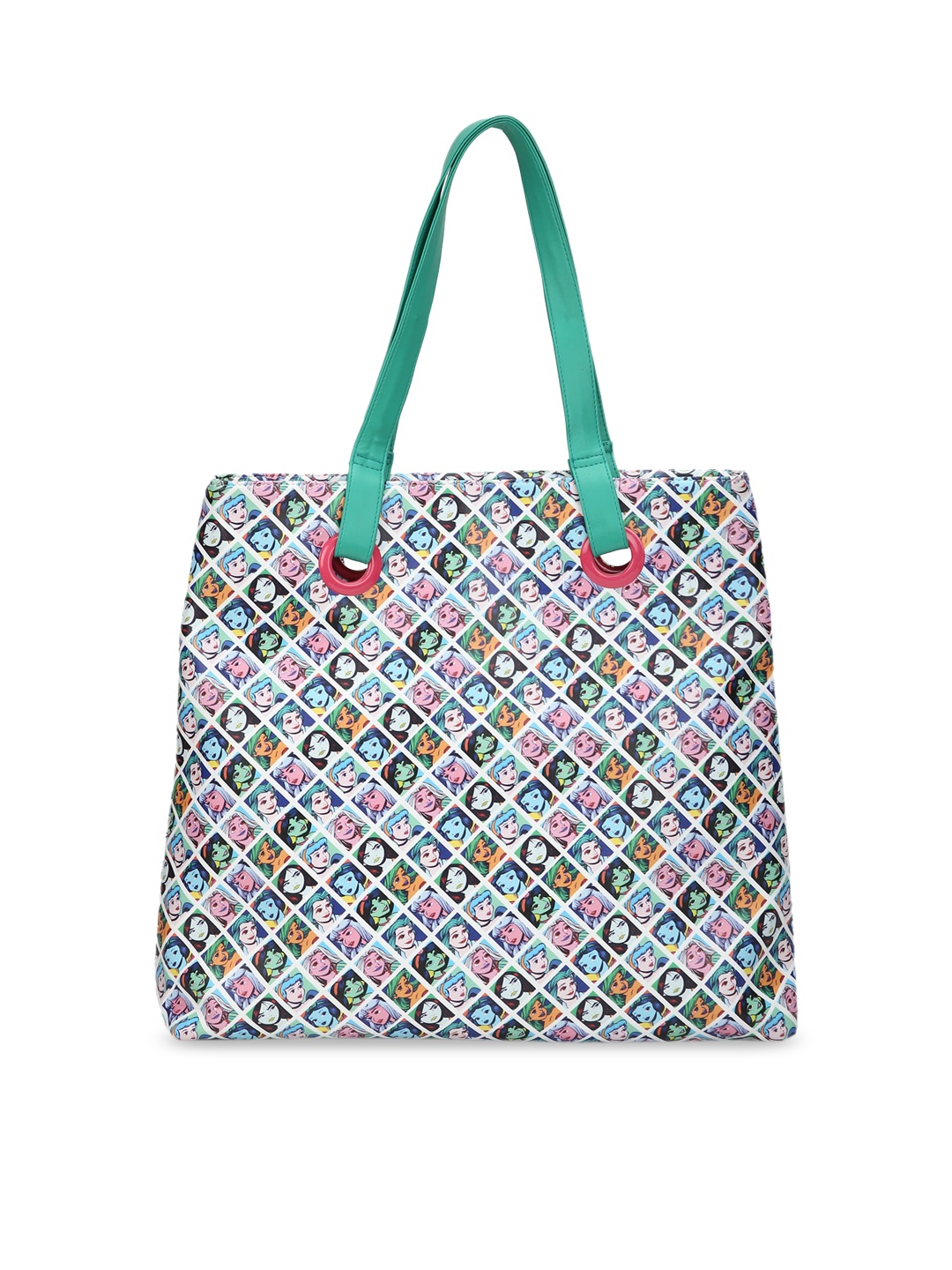 

FOREVER 21 Multicoloured Disney Printed Tote Bag, Multi