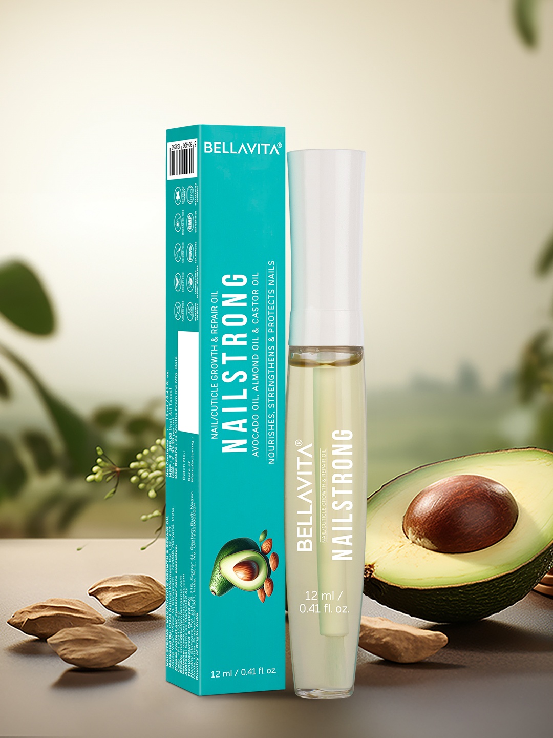 

Bella Vita Organic NailStrong Cuticle Oil - 12 ml, Transparent