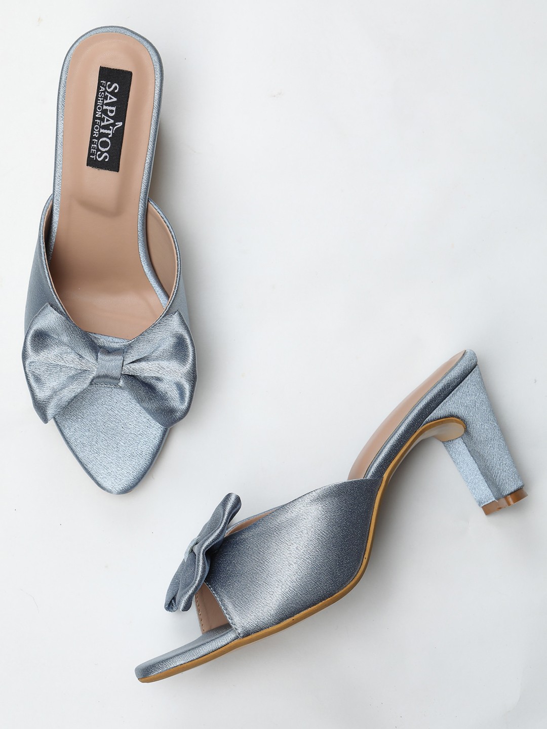 

SAPATOS Blue Block Sandals with Bows