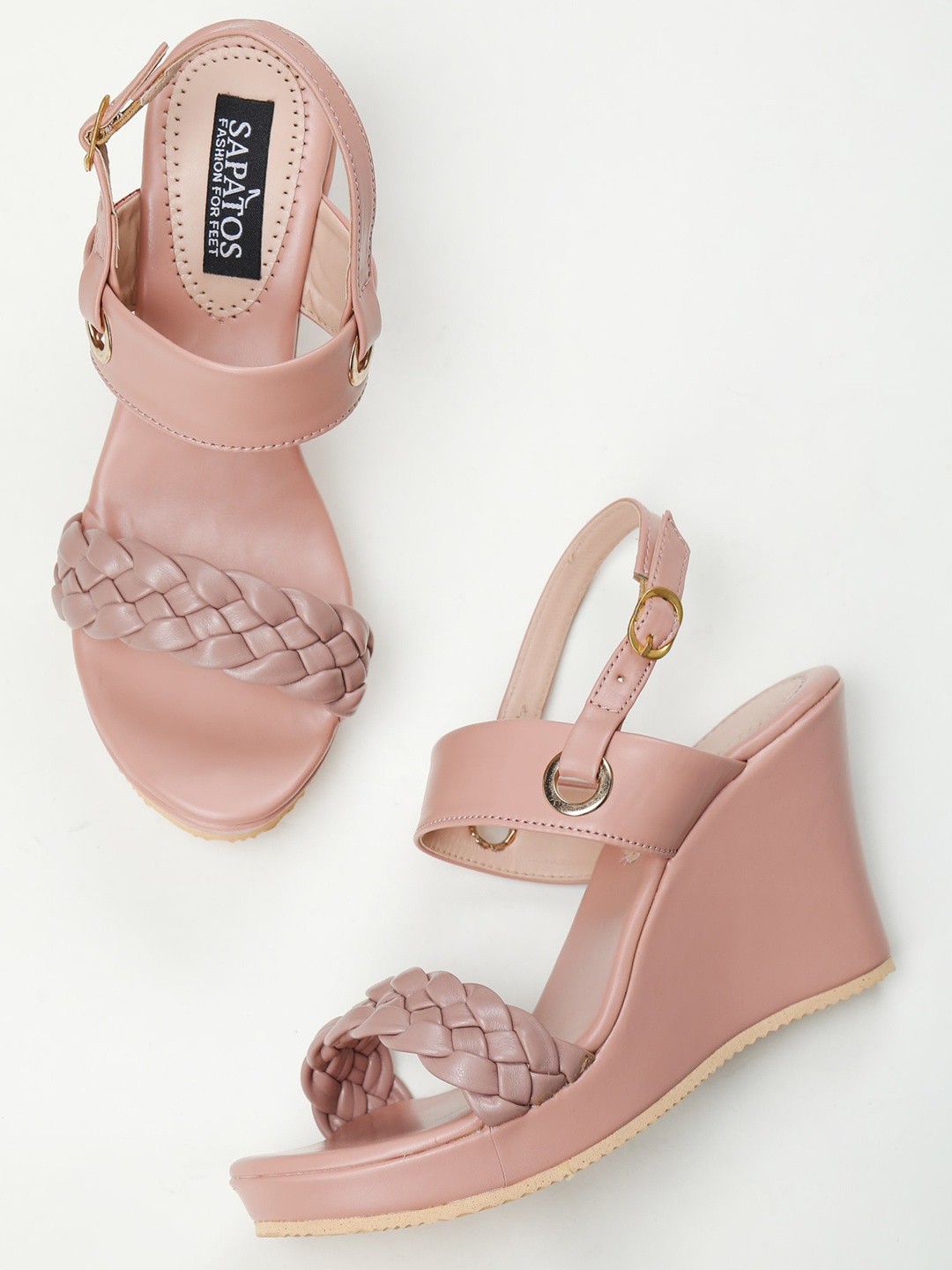 

SAPATOS Pink Wedge Sandals