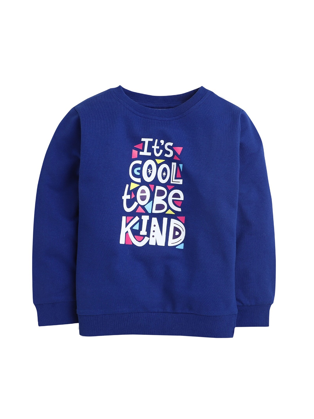 

BUMZEE Boys Blue Printed Sweatshirt