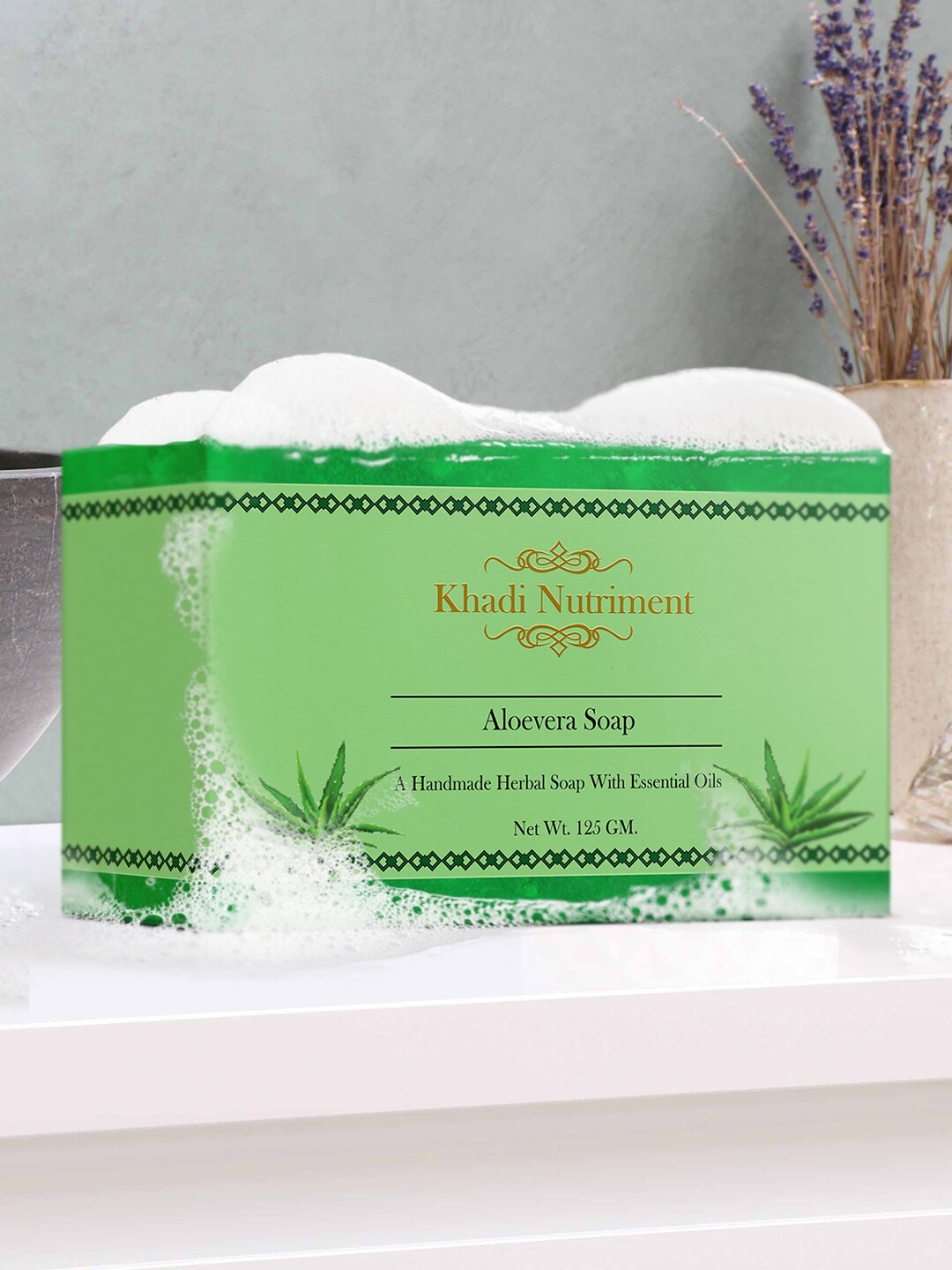 

Nutriment Set Of 5 Aloevera Soap 625g, Green