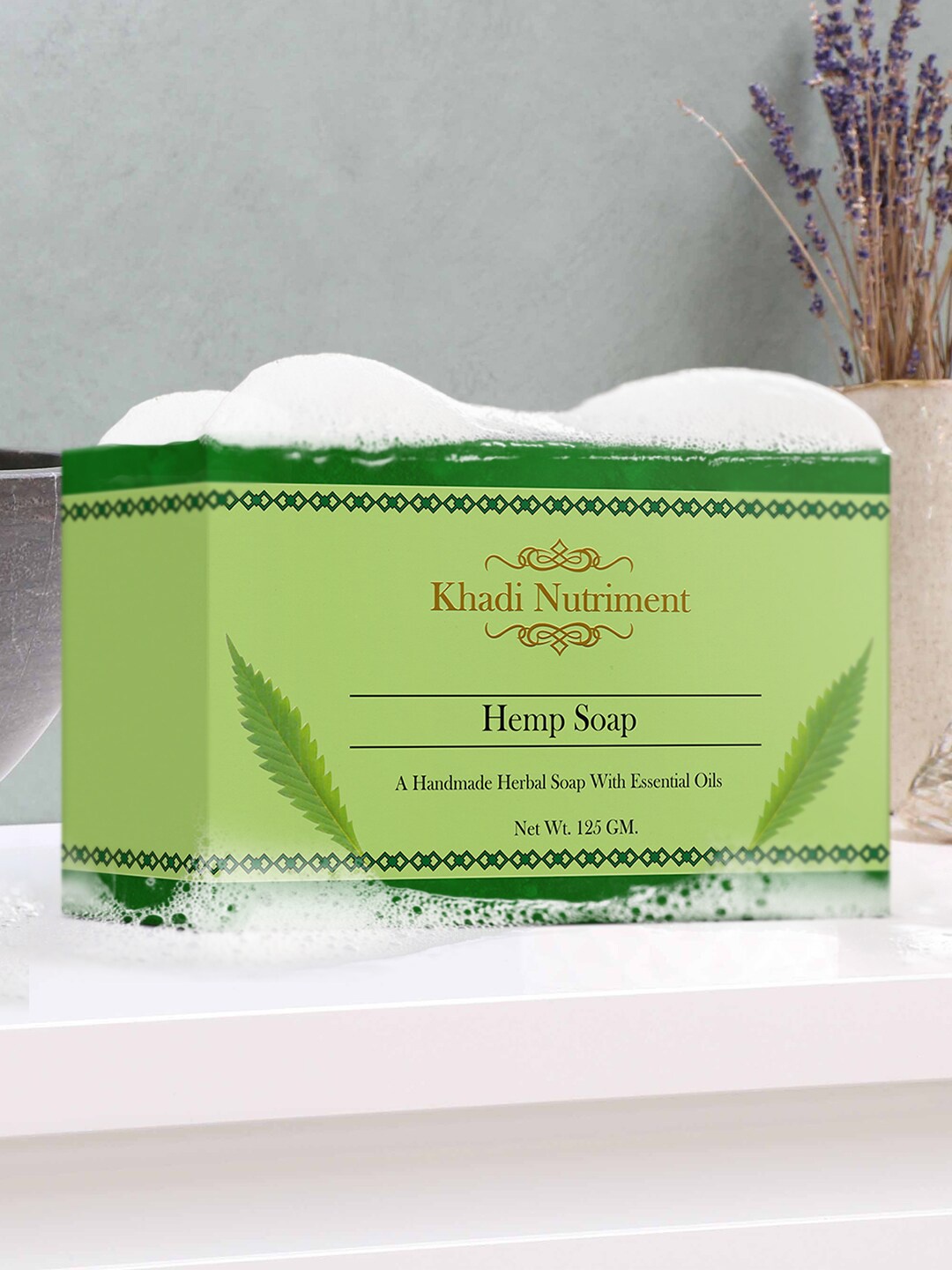 

Nutriment Set of 6 Hemp Soap, Green