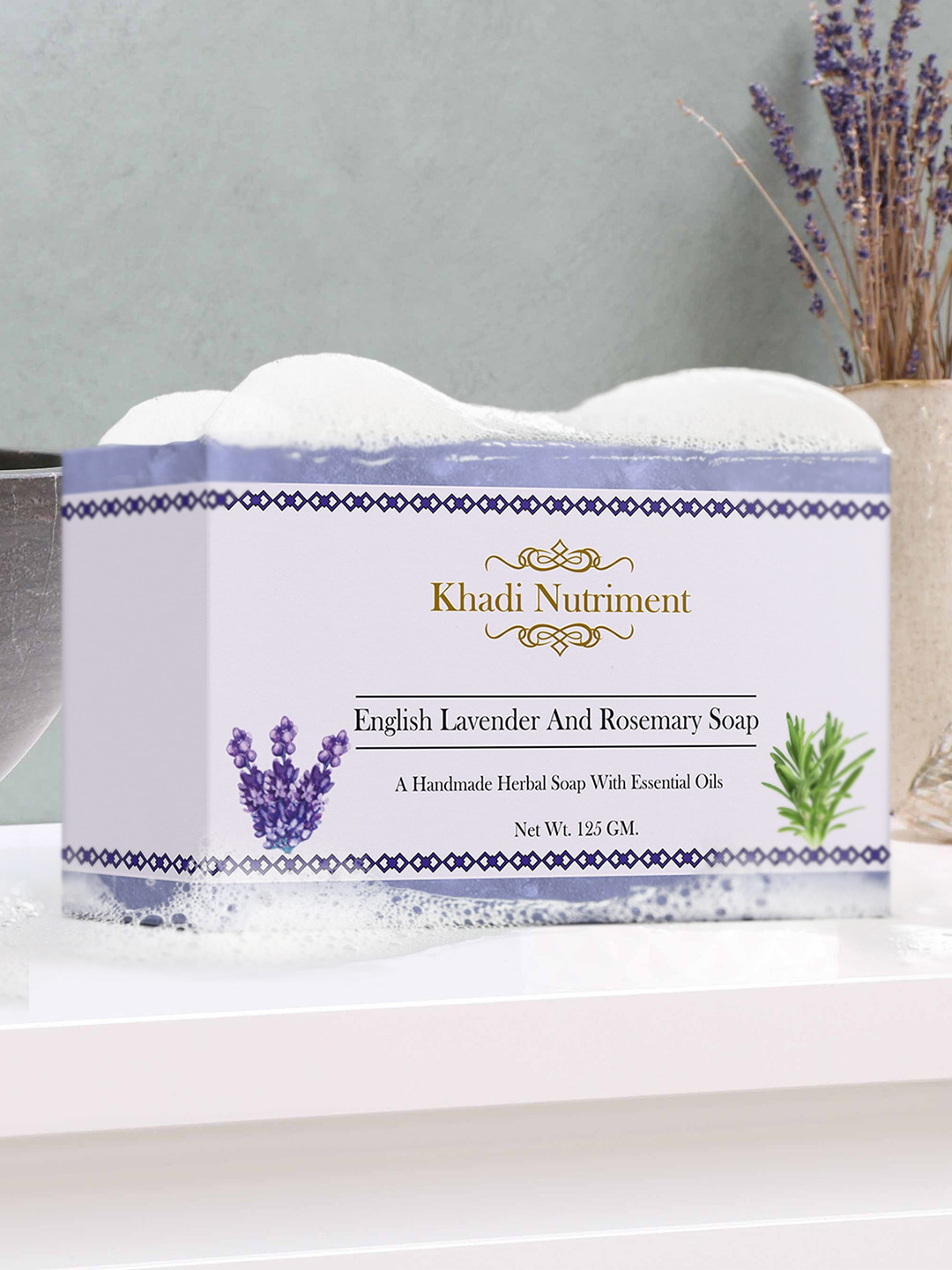 

Nutriment Set of 5 Purple English Lavender & Rosemary Soap 125 g