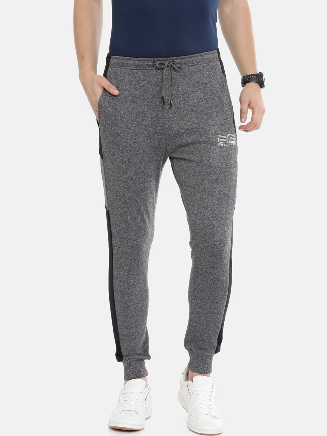 

Proline Men Grey Solid Joggers