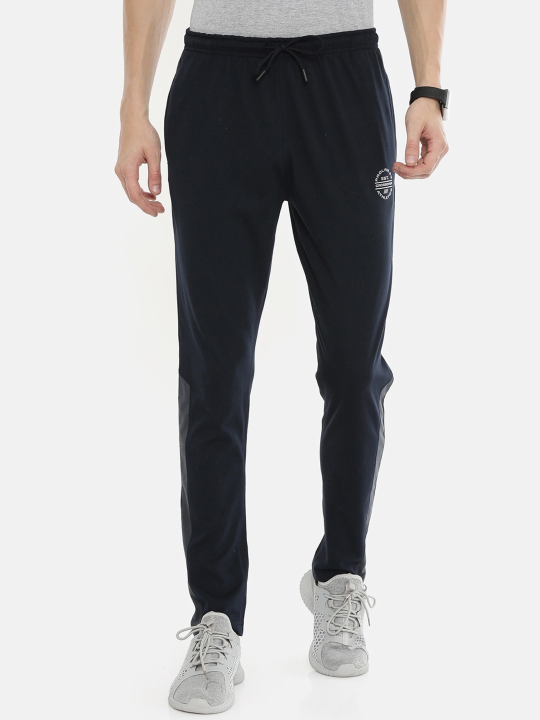 

Proline Men Navy Blue Solid Pure Cotton Track Pants
