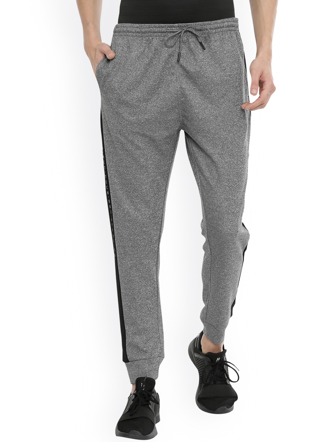 

Proline Men Grey Solid Track Pants