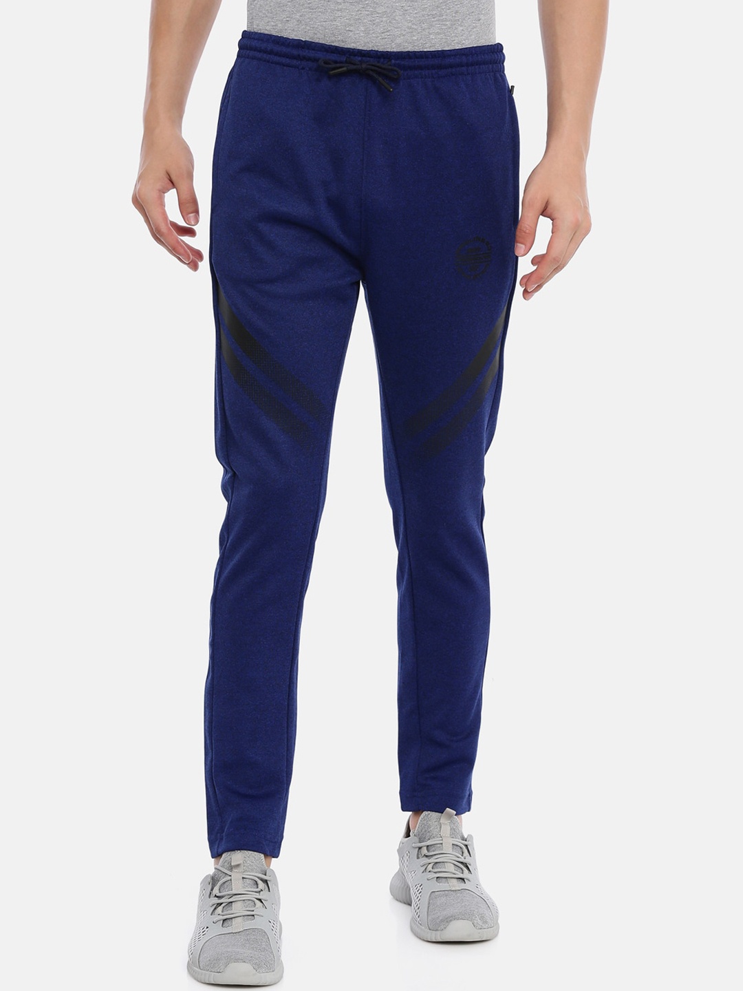 

Proline Men Blue Solid Cotton Track Pant