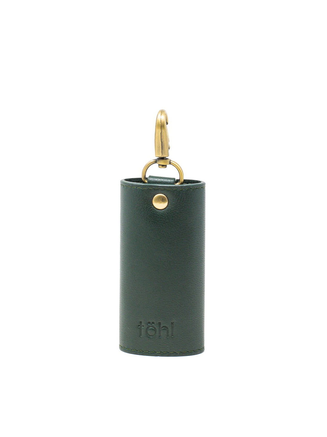 

tohl Men Green Solid Leather Key Holder