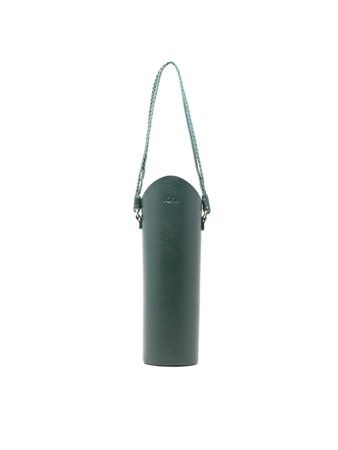 

tohl Men Green Solid Leather Bottle Holder