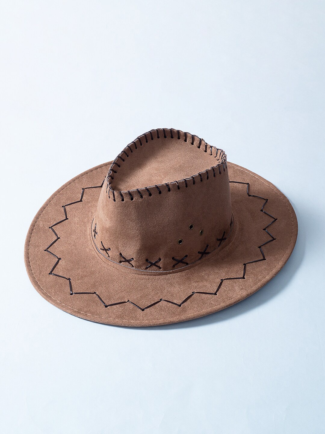 

Golden Peacock Men Camel Brown Cowboy Sun Hat