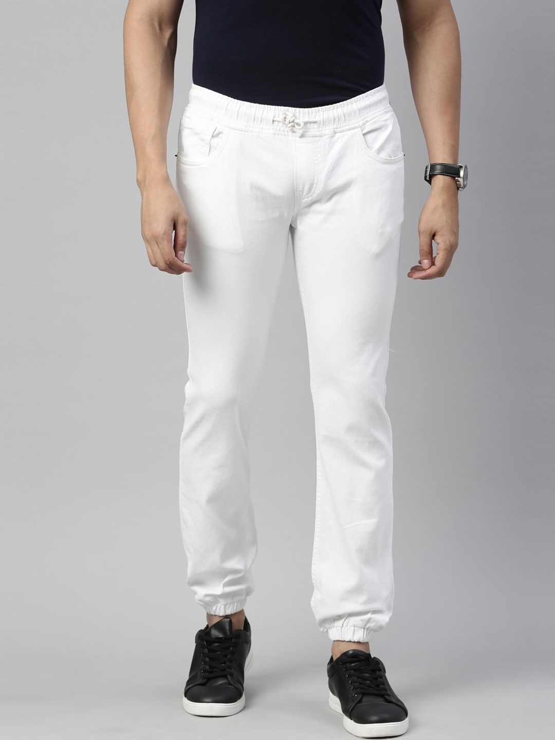

Chennis Men White Slim Fit Stretchable Jeans