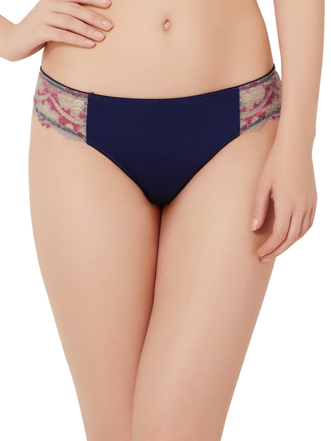 

Amante Women Navy Thong Briefs PAN14506, Navy blue