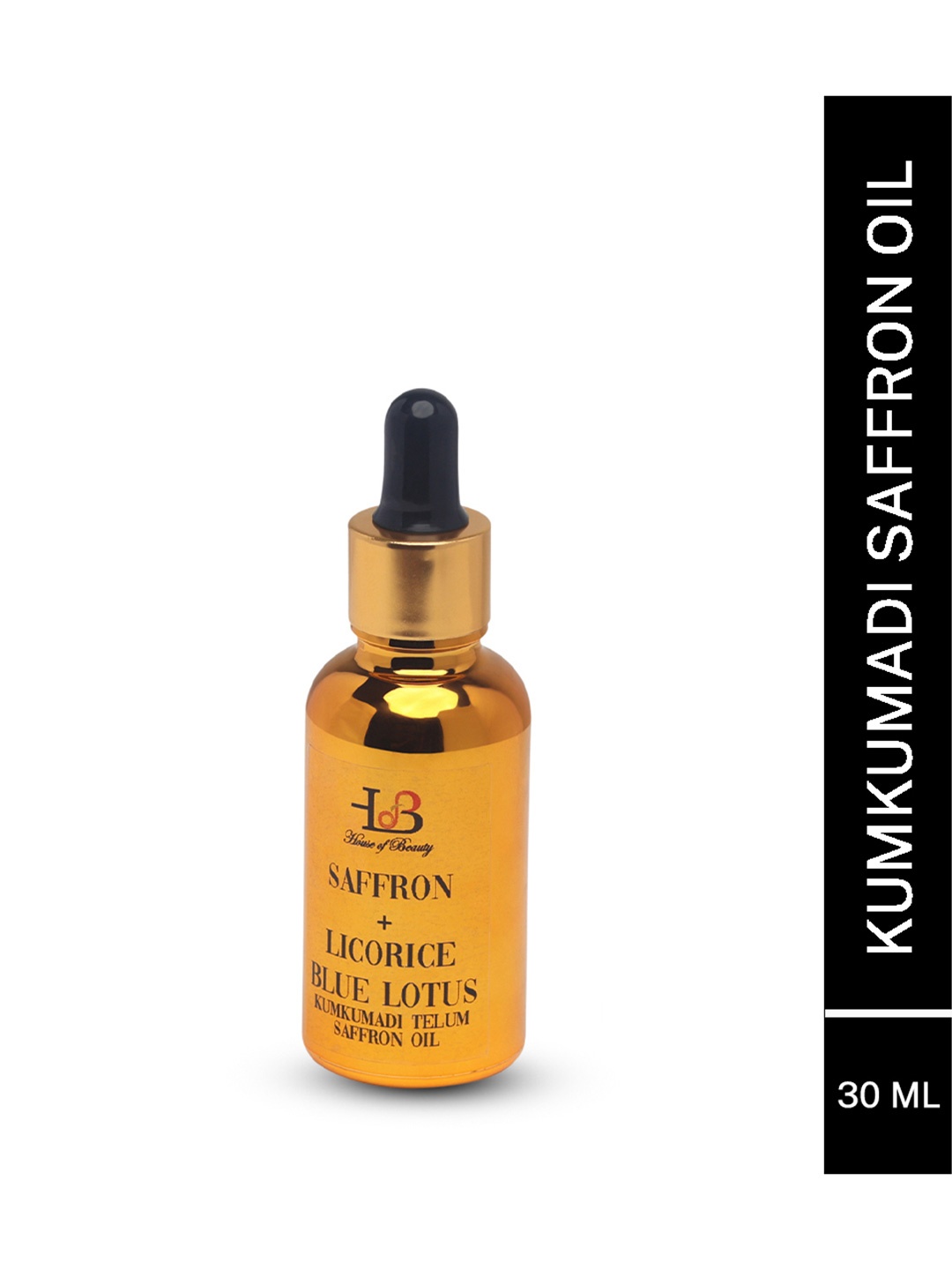 

House of Beauty Kumkumadi Telum Saffron Oil 30ml, Red