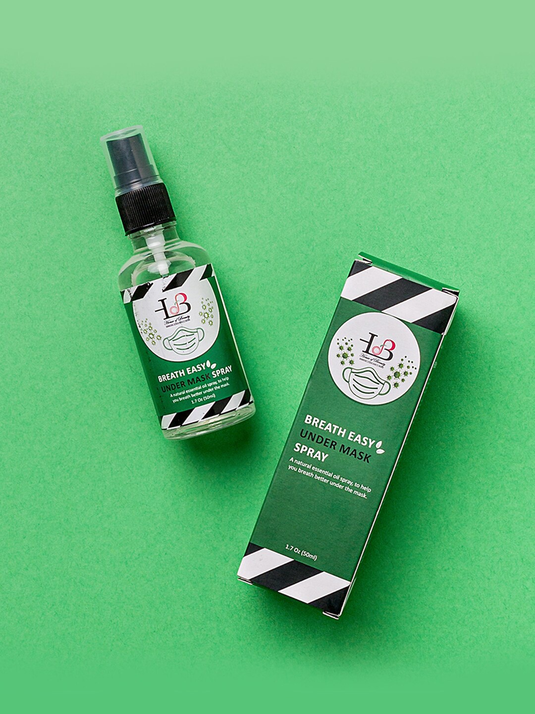 

House of Beauty Under Mask Spray - 50 ml, Green