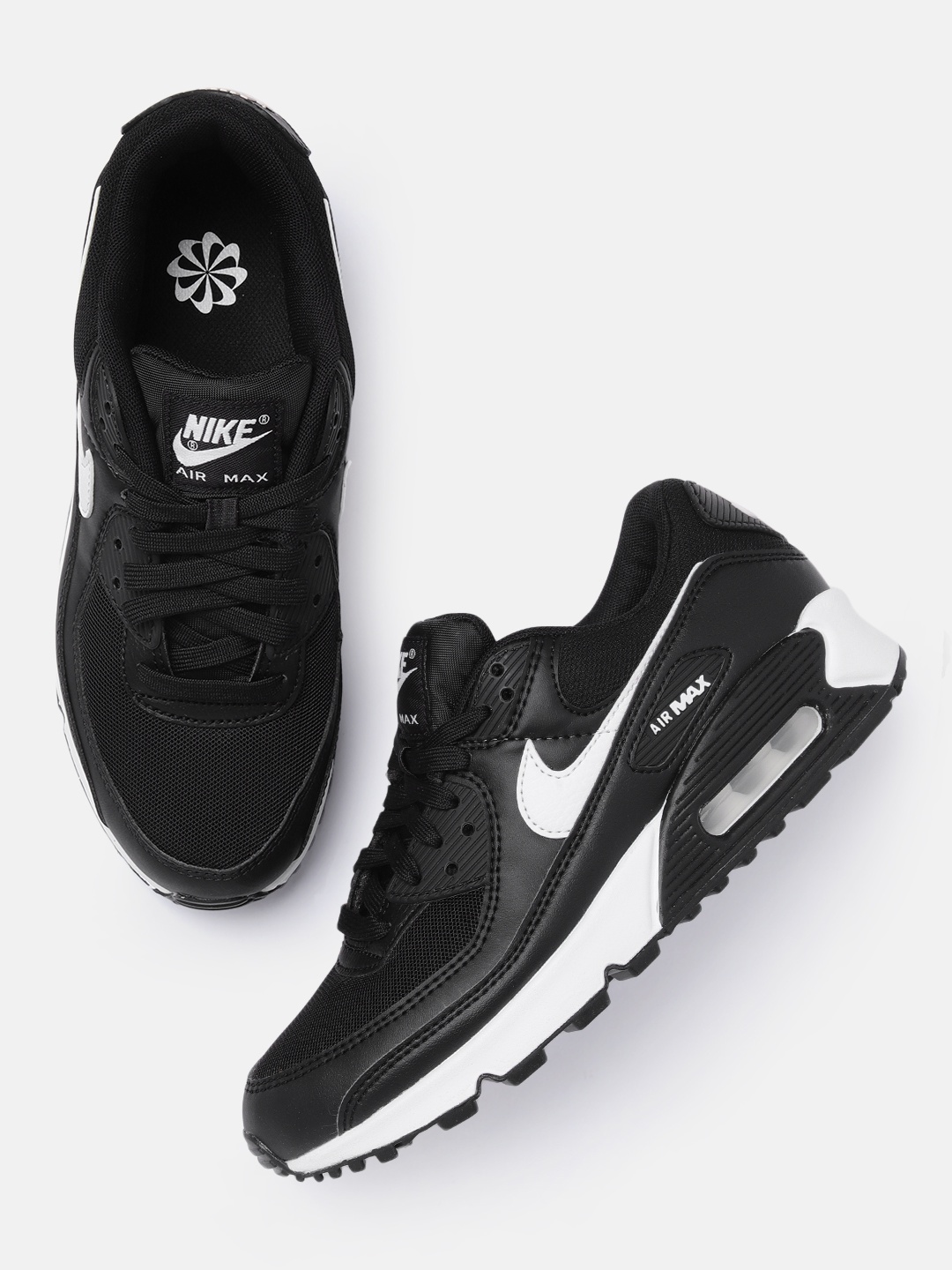 

Nike Women Black Air Max 90 Sneakers