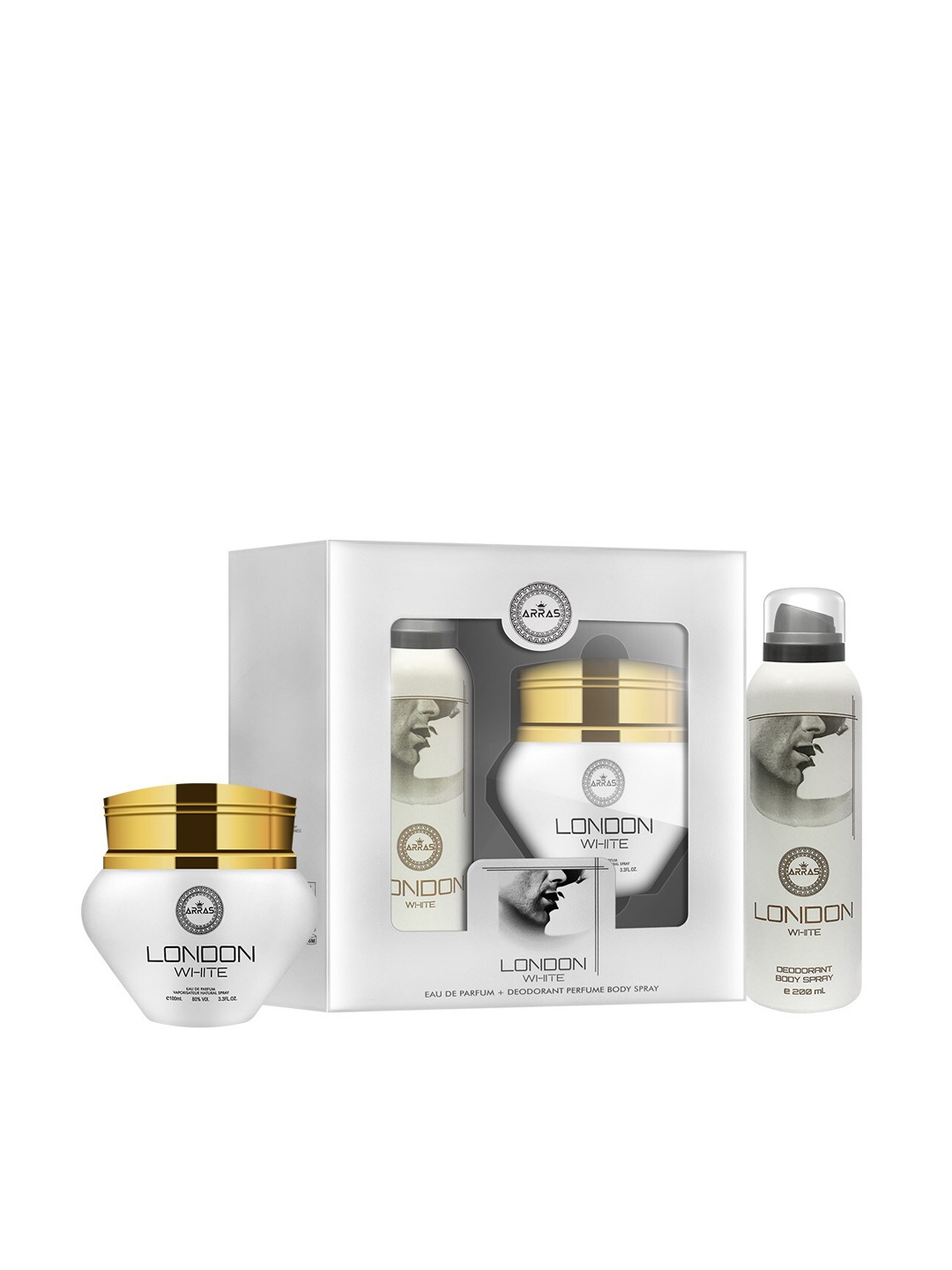 

Arras London White Eau De Parfum & Deodorant