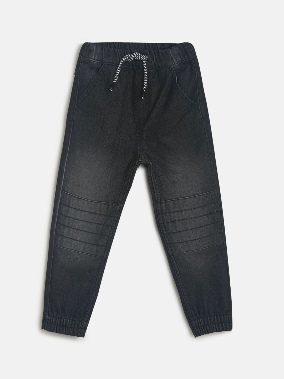 

MINI KLUB Boys Black Slash Knee Jeans