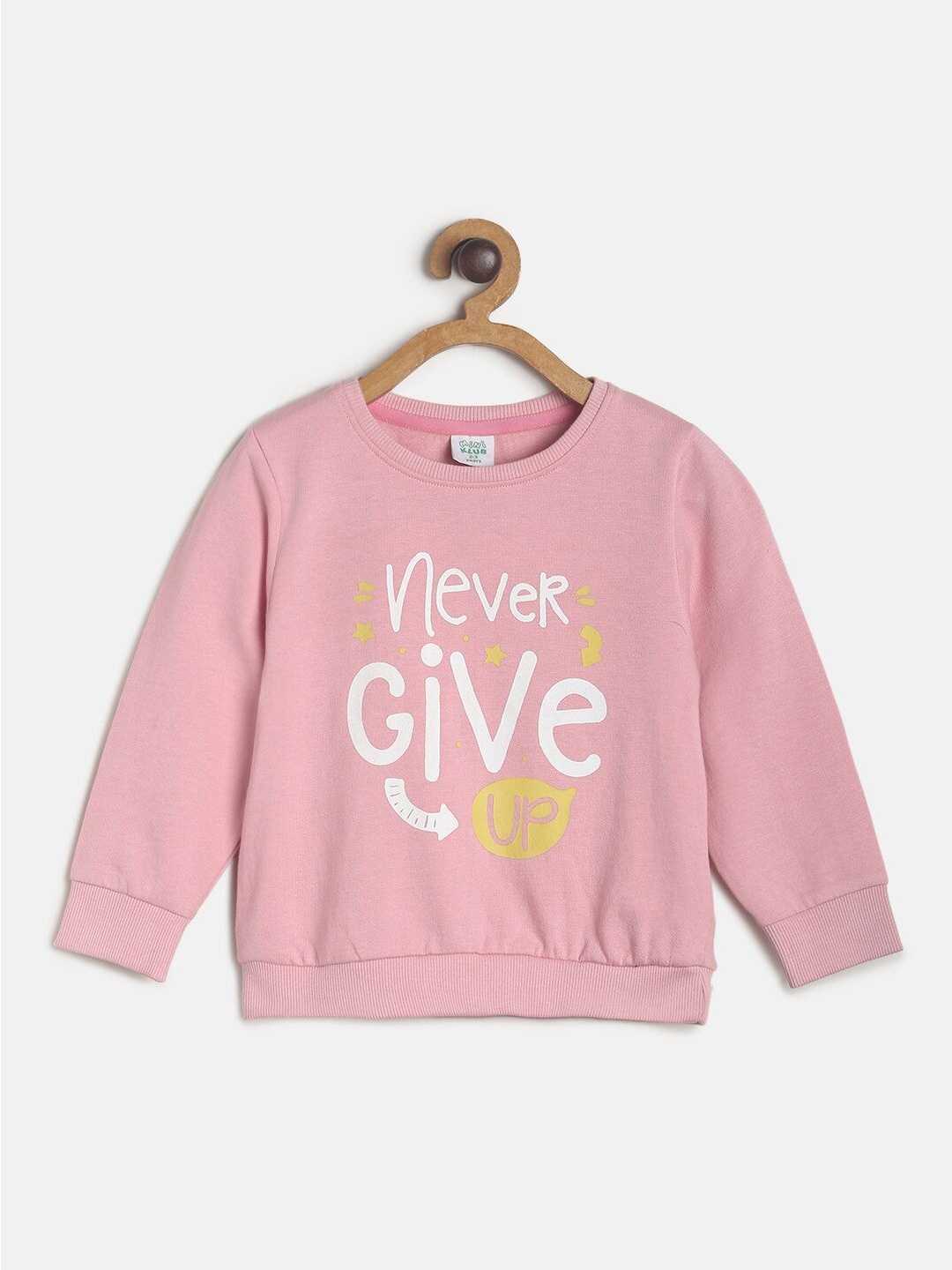 

MINI KLUB Girls Pink Printed Sweatshirt
