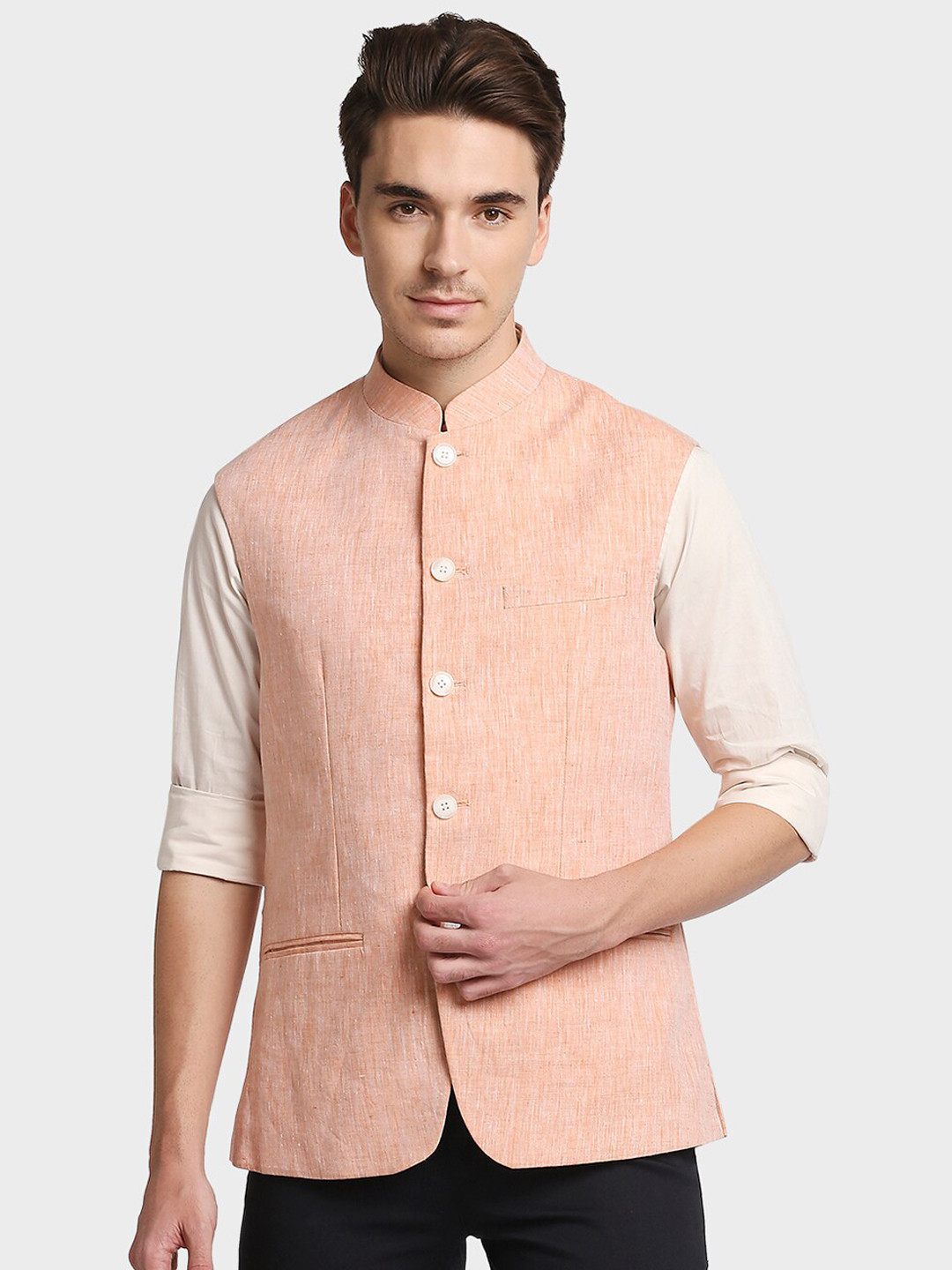 

ColorPlus Men Orange Blazer