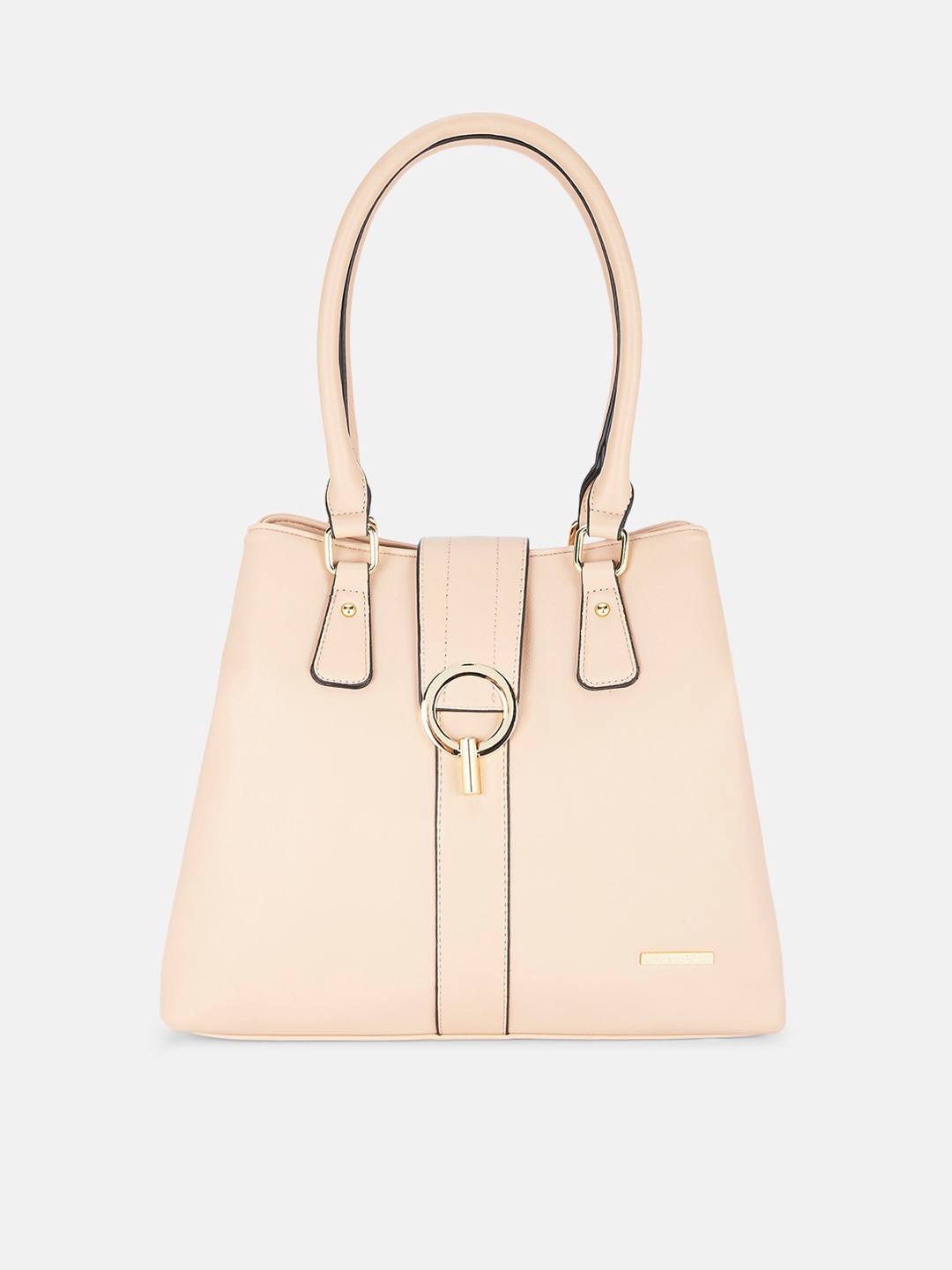 

Forever Glam by Pantaloons Pink PU Swagger Shoulder Bag
