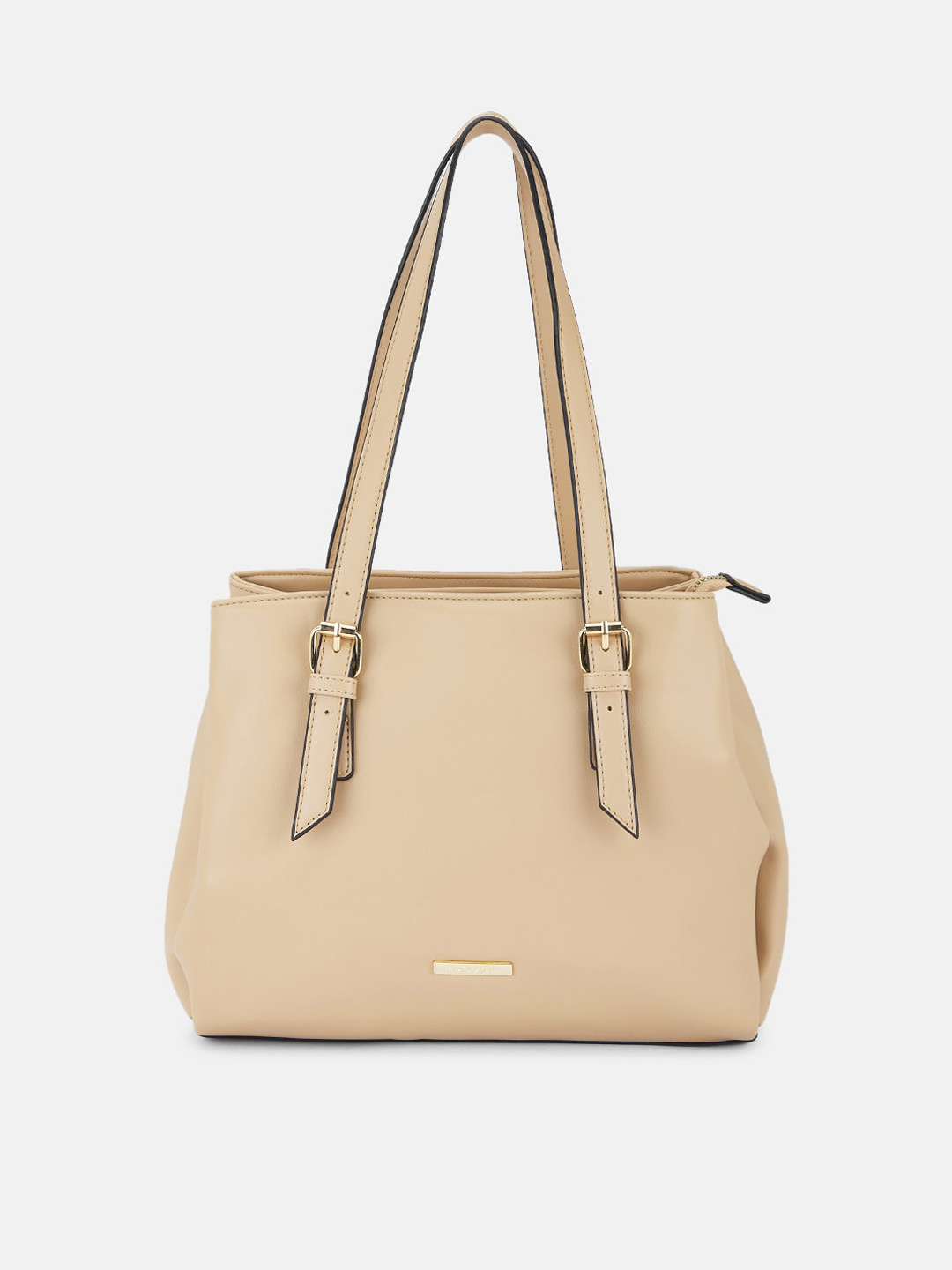 

Forever Glam by Pantaloons Brown Structured Shoulder Bag
