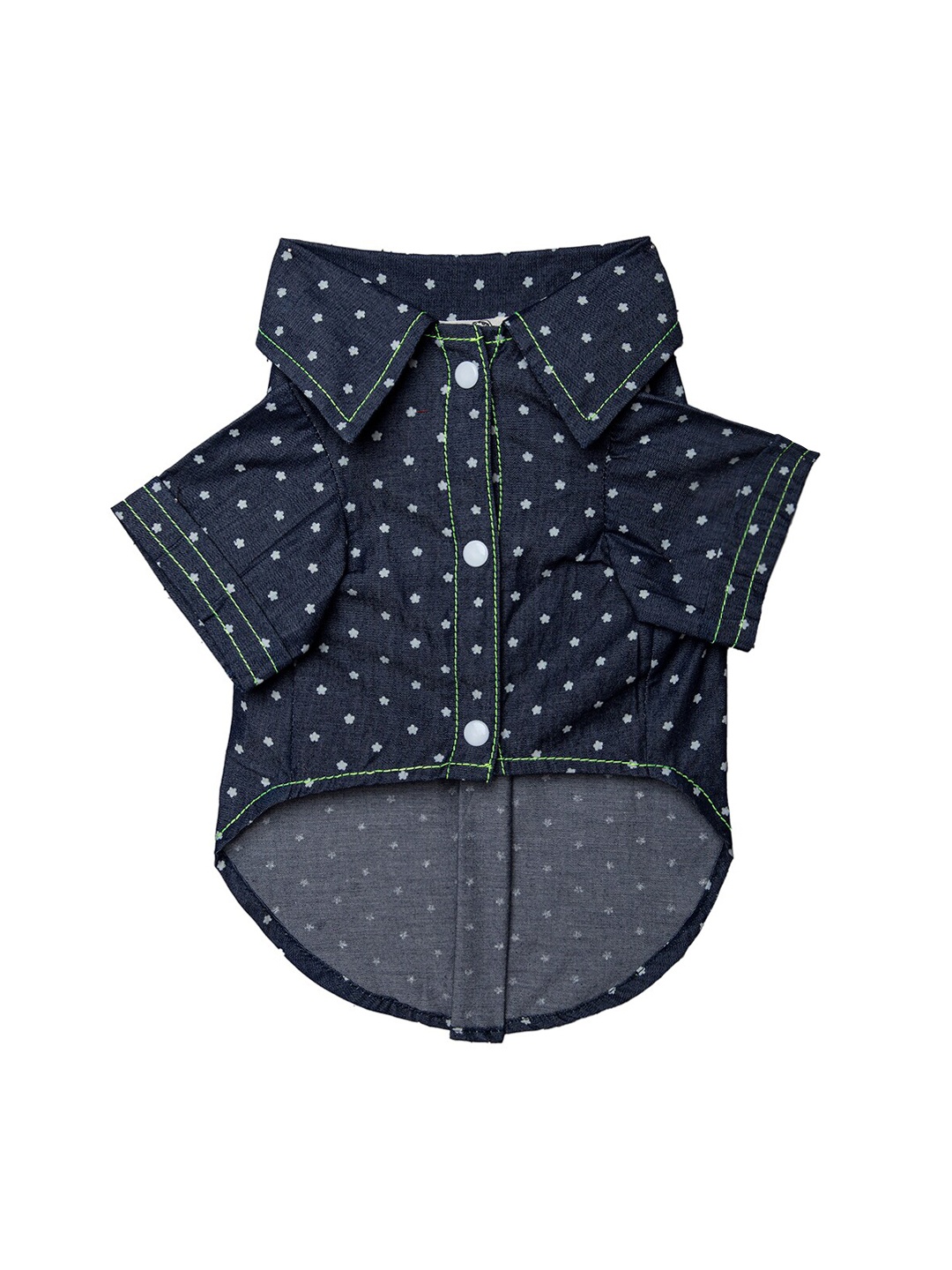 

Lulala Blue & White Polka Dots Printed Cotton Dog Shirt