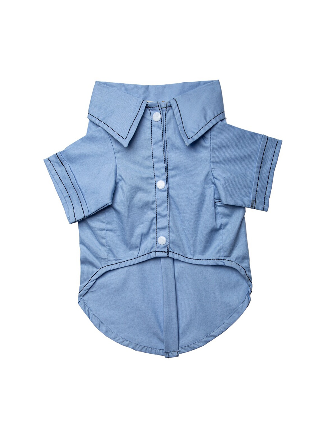

Lulala Blue Solid Dog Shirt