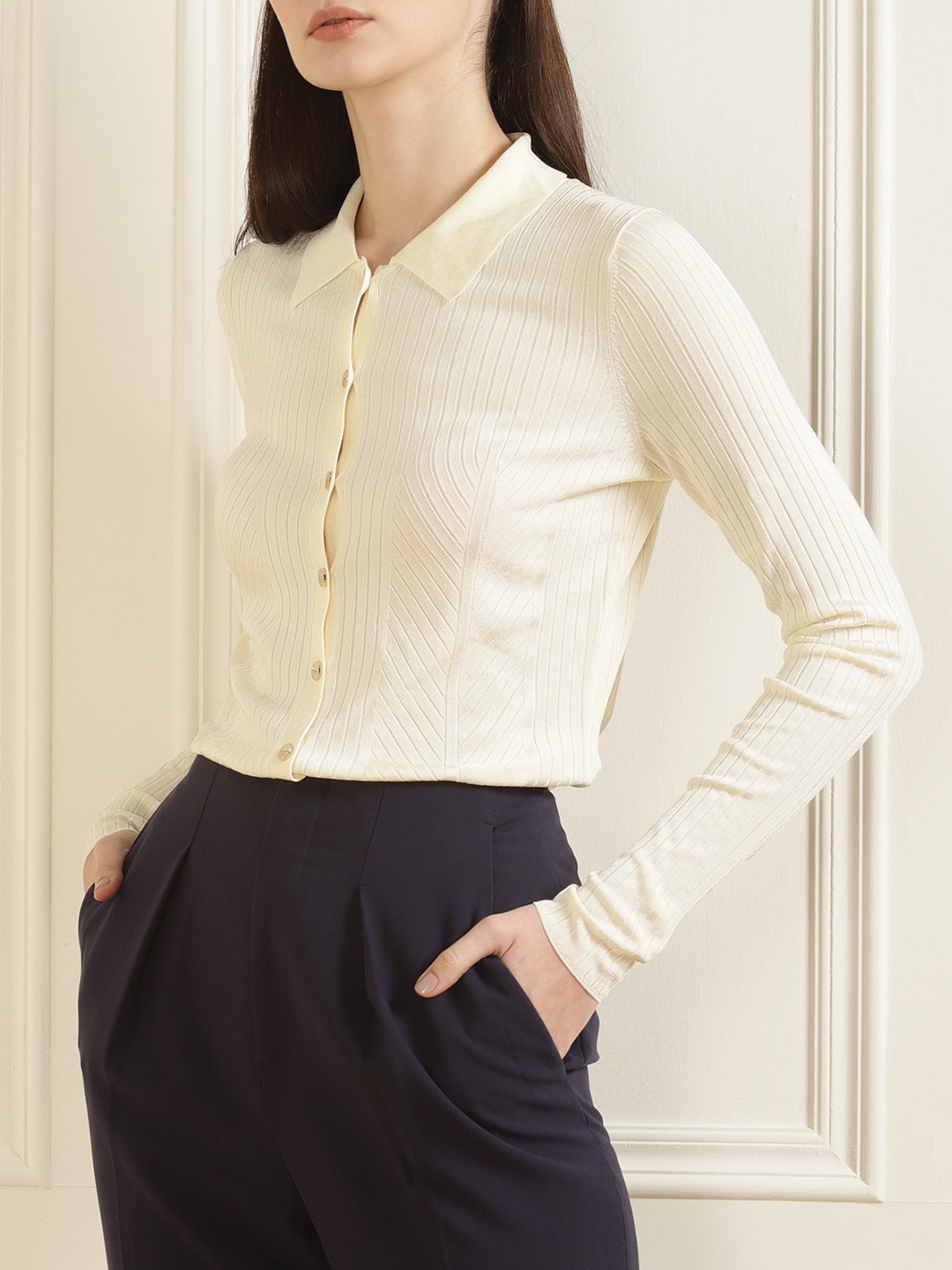 

Ted Baker Women Off White Cardigan