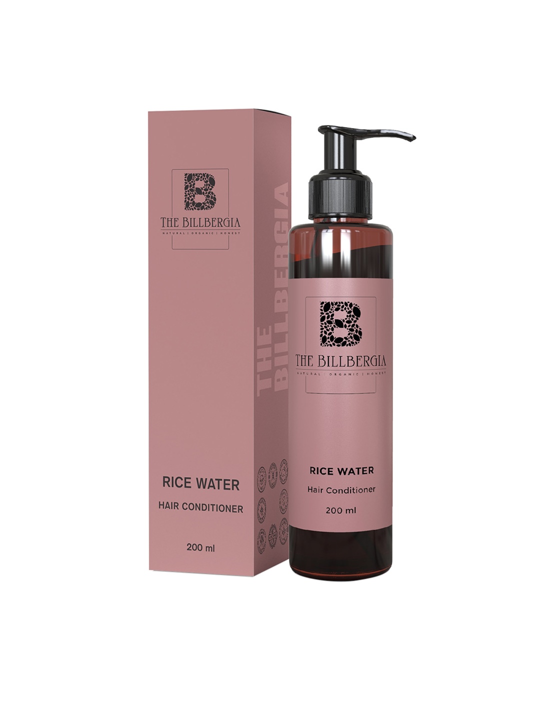 

THE BILLBERGIA Rice Water Hair Conditioner for Hair Shine & Glow, White