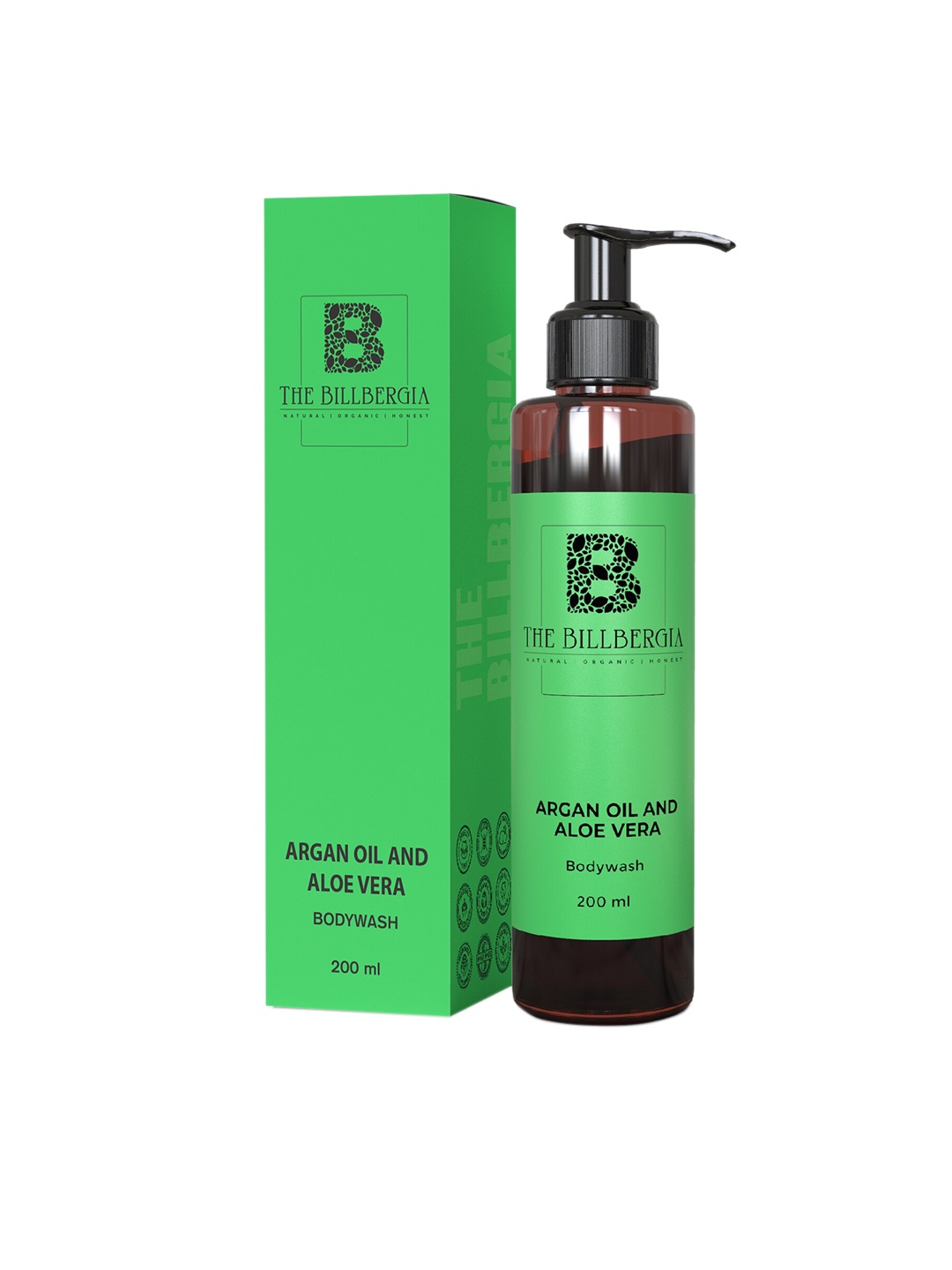 

Argan Oil & Aloe Vera Bodywash for Skin Moisture Restoration, Green